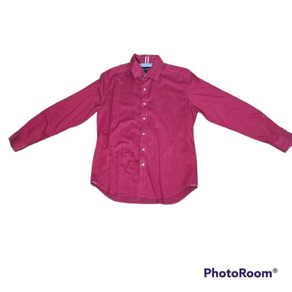 Robert Graham Red Long sleeve Button Down Men's Shirt size XL - Picture 1 of 16
